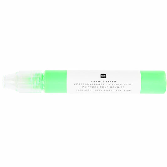Candle liner 30ml.- neon green