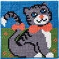 Útsaumur Cat 25x25sm