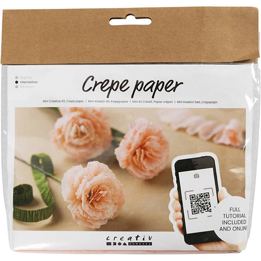 Crepe Paper Carnations Mini Kit