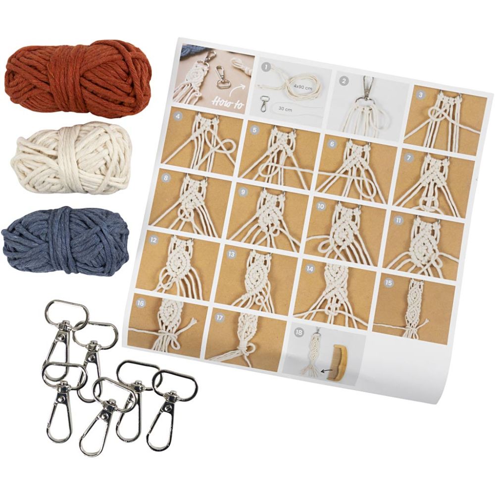 Macramé kit - Lyklakippur
