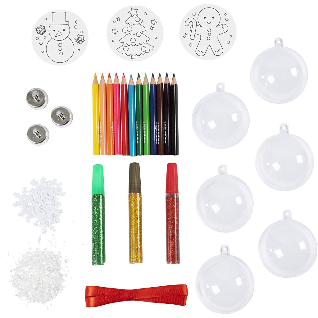 Mini Craft Kit - Christmas Baubles