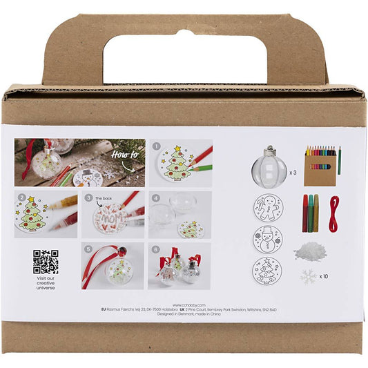 Mini Craft Kit - Christmas Baubles