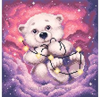 Diamond painting - Little bear 27x27sm