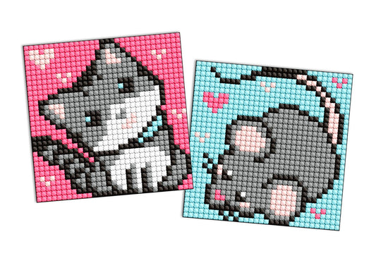 Demantamynd Límmiðar 9x9