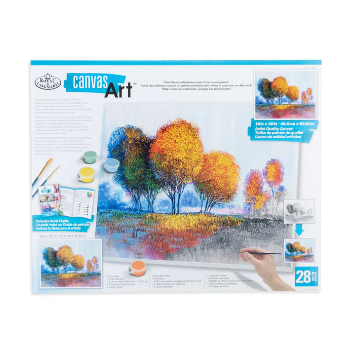 Canvas Art - Landscape trees