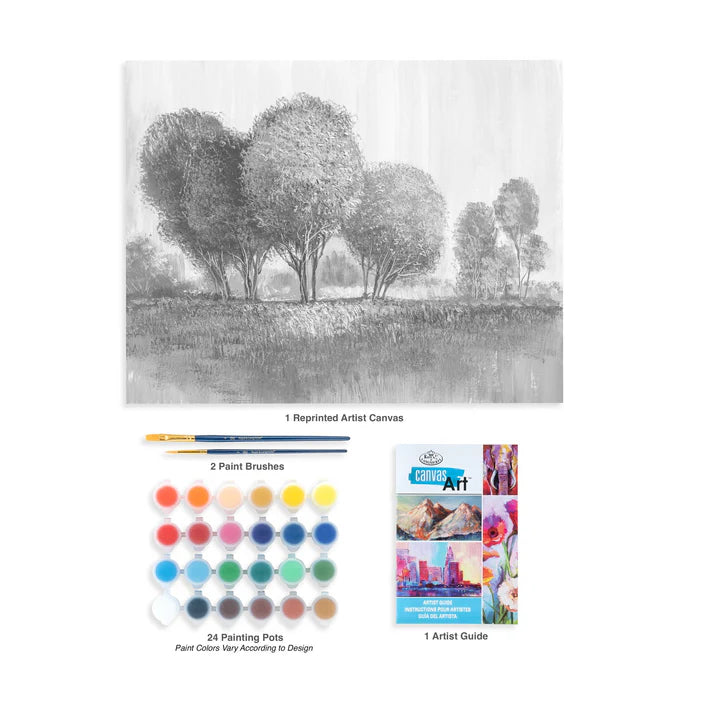 Canvas Art - Landscape trees