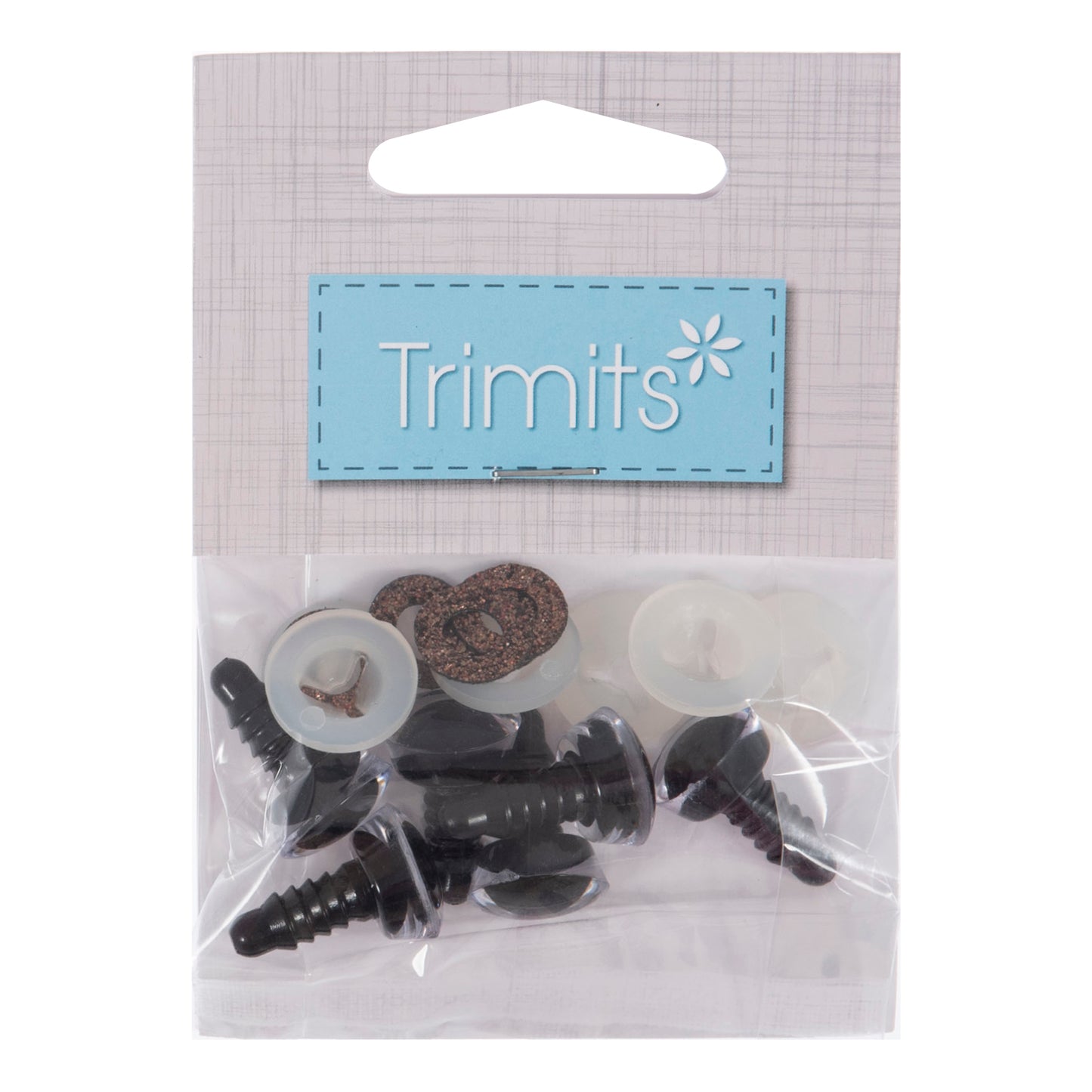 Öryggisaugu 12mm: glitter