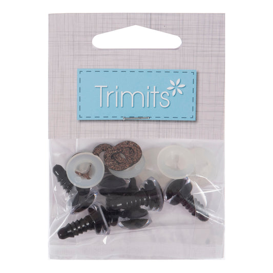 Öryggisaugu 12mm: glitter