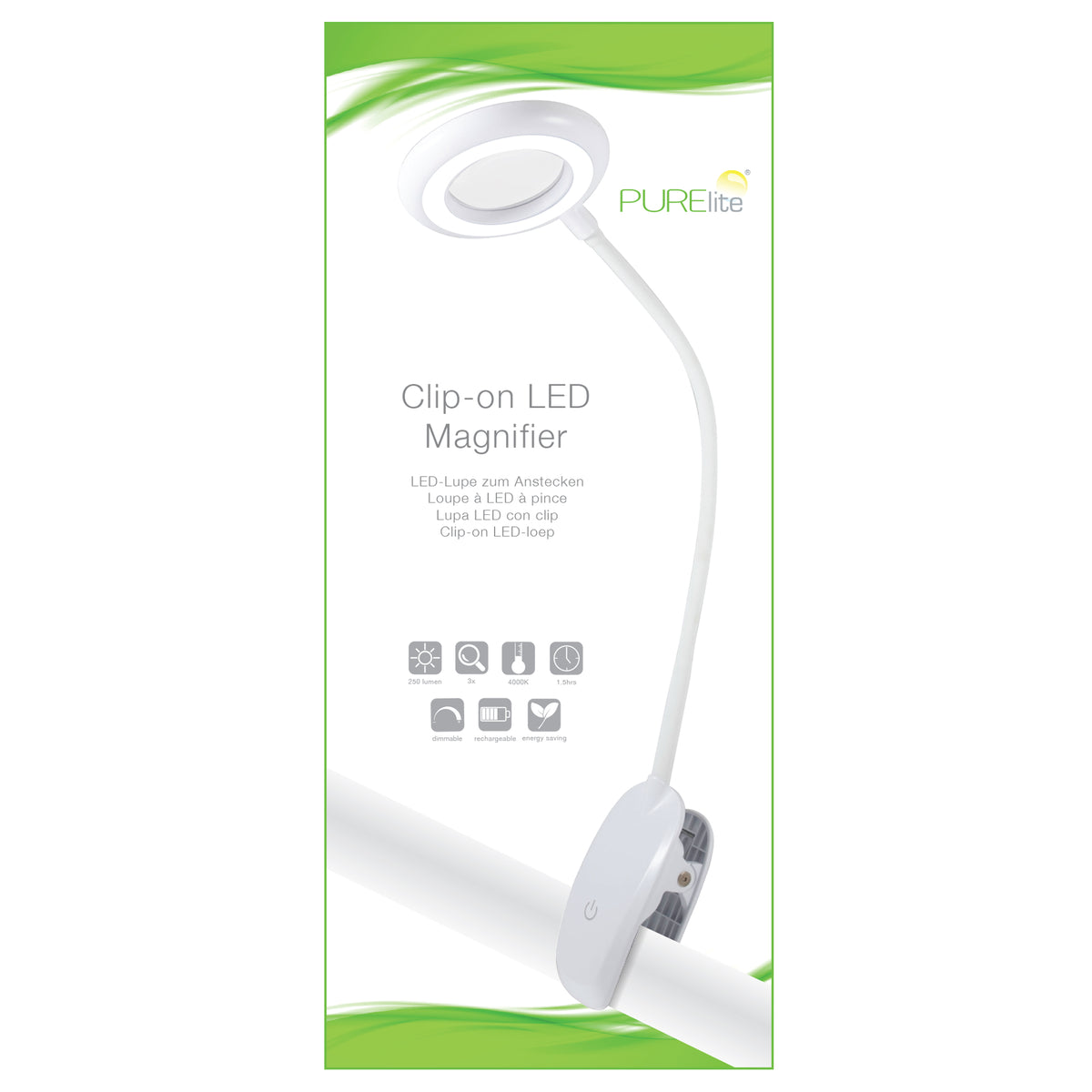 Magnifying Lamp: Clip-on Led Magnifier