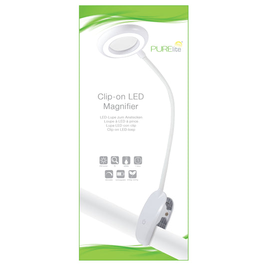 Magnifying Lamp: Clip-on Led Magnifier