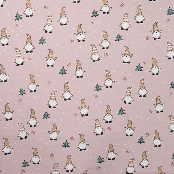 Bómullarjersey Jól / 95co/5el