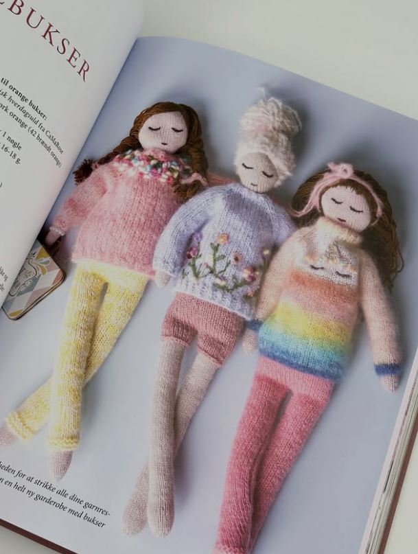 Bók - Søsterstrik - strik til dukker og piger 2 - 8 ára