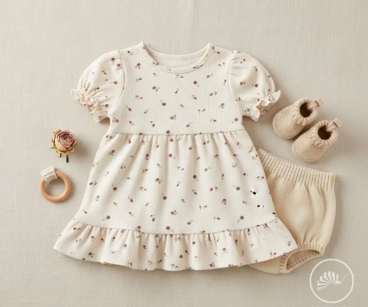 Rifflað Jersey - Roses