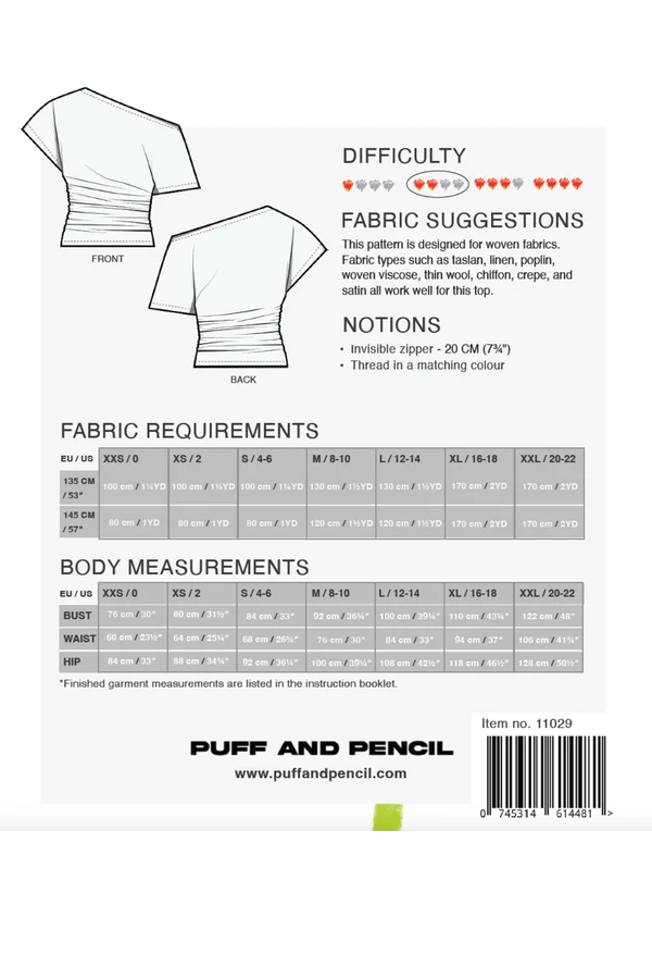 Puff and Pencil - Drop Top
