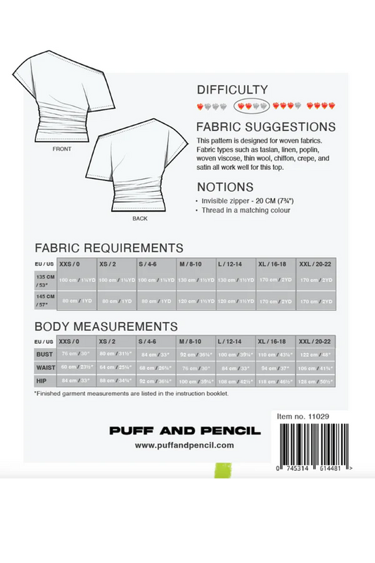 Puff and Pencil - Drop Top
