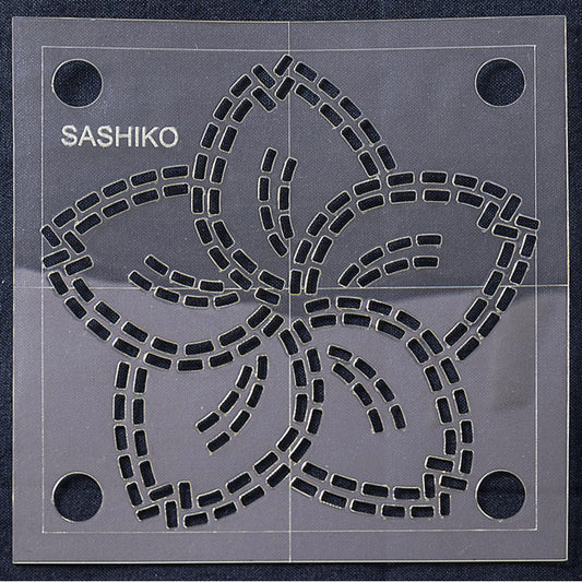 Sashiko: Template: Sakura (Cherry Blossom)