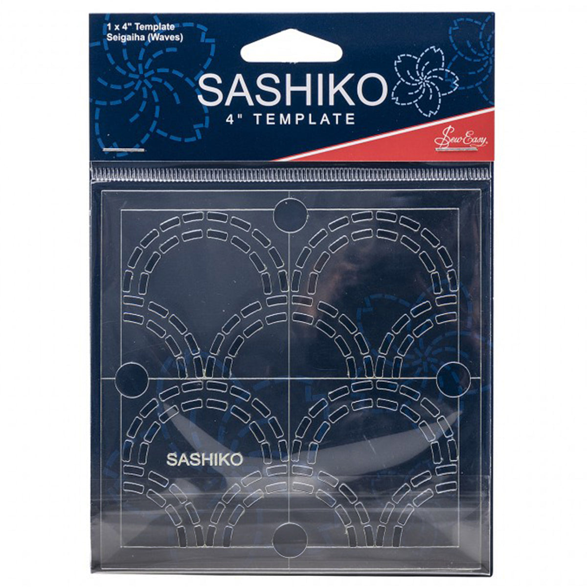 Sashiko: Template: Seigaiha (Waves)