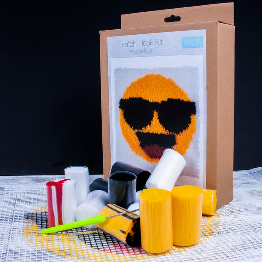 Latch Hook Kit: Happy Face