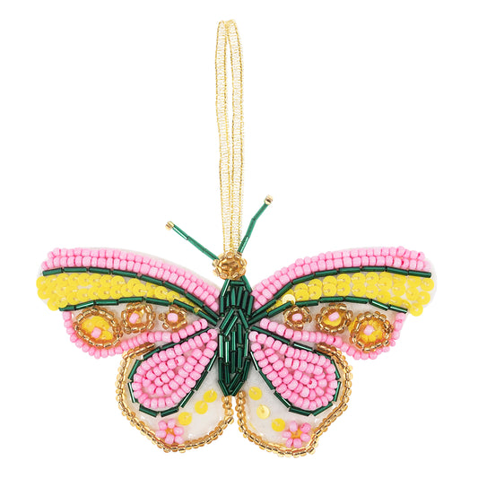 Filt - Beaded butterfly