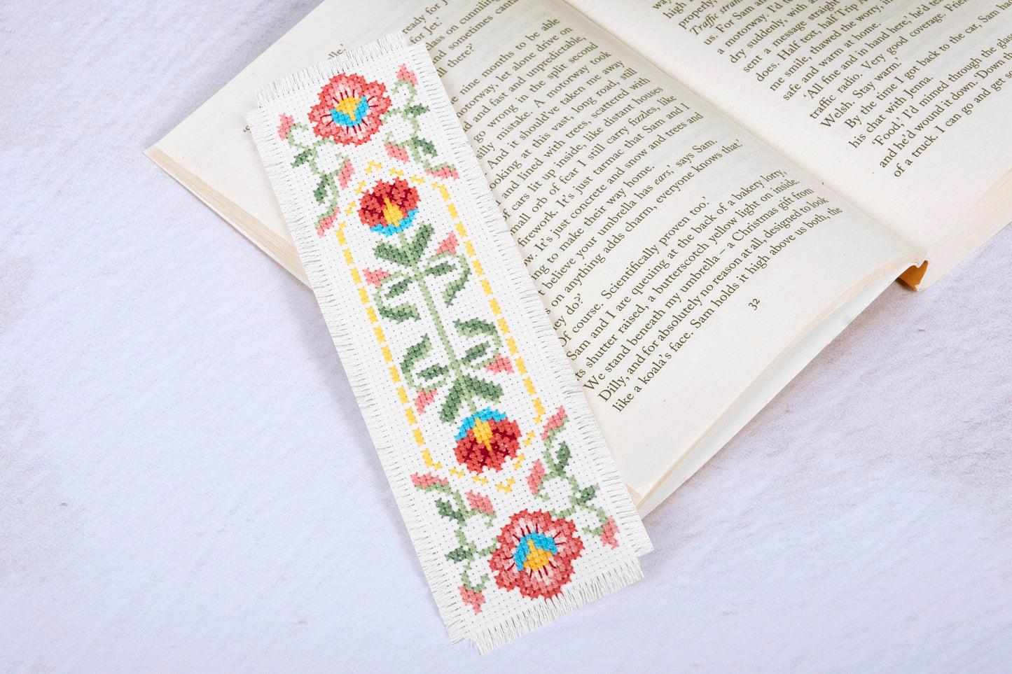 Útsaumur  Bókamerki Bloom