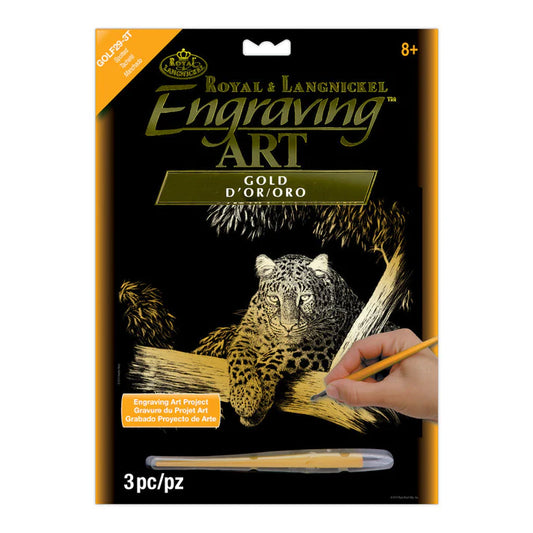 Engraving Art - Gold Foil / Spotted