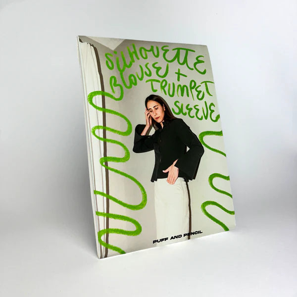 Puff and Pencil - Silhouette Blouse + Trumpet Sleeves