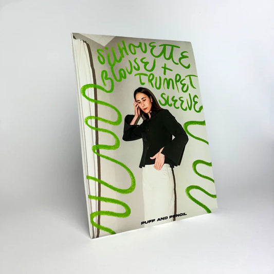 Puff and Pencil - Silhouette Blouse + Trumpet Sleeves