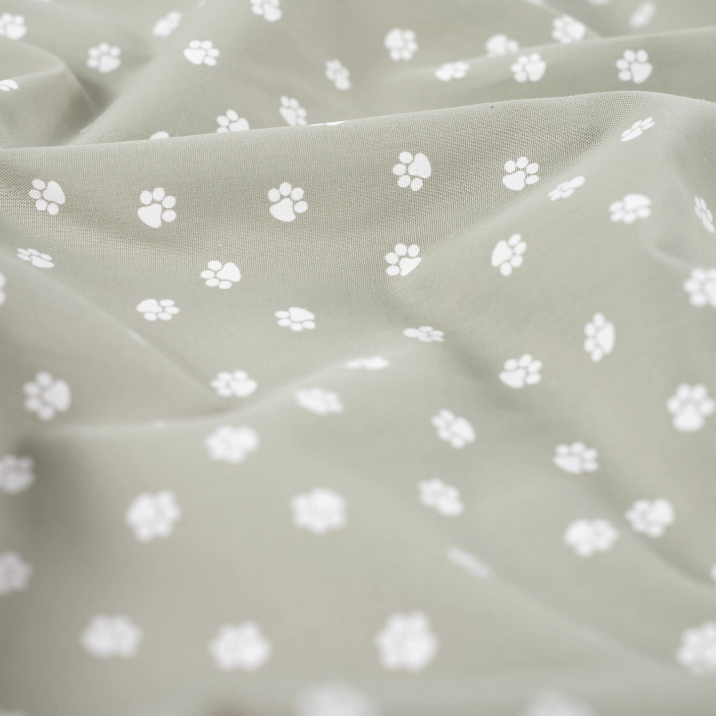 Cotton Poplin Print - Paws