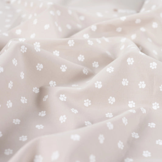 Cotton Poplin Print - Paws