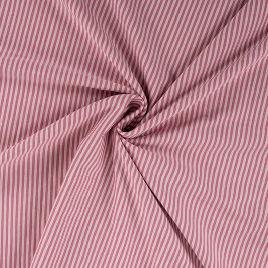 Bómullarjersey - Small Stripes Two Tone
