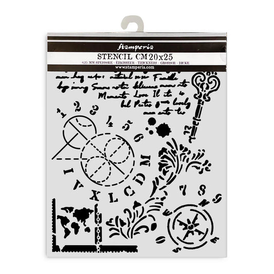 Stensill 20x25sm - Alterego Key, Numbers