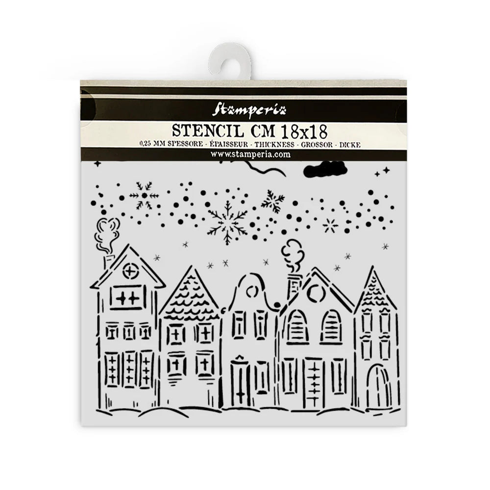 Stensill 18x18sm - Cozy houses