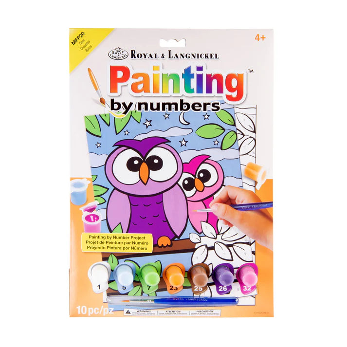 Paint by numbers - My First /  Owls