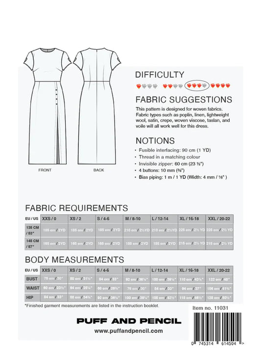 Puff and Pencil - Moon Dress