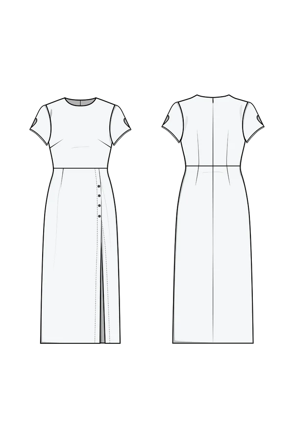 Puff and Pencil - Moon Dress