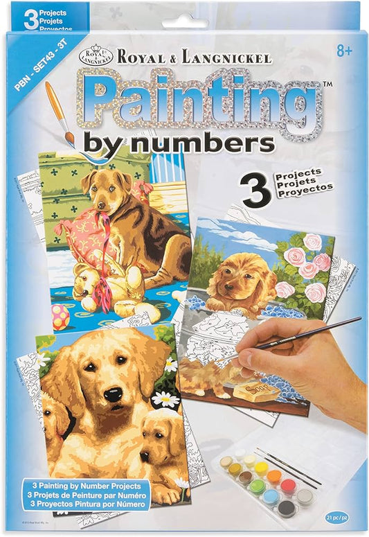 Painting by numbers set / Dogs