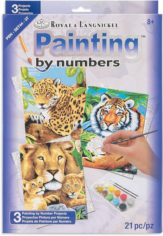 Painting by numbers set / Felines