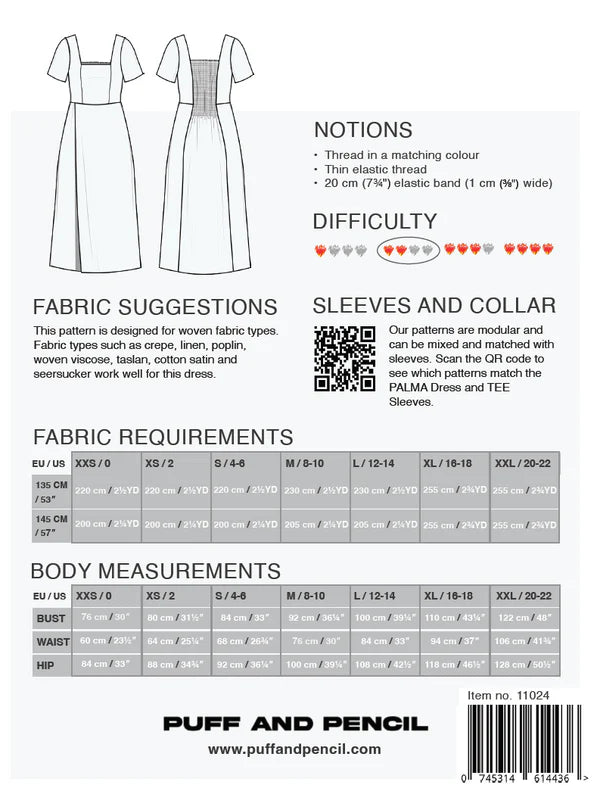 Puff and Pencil - Palma Dress x Tee Sleeve