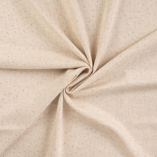 Viscose Linen Gold Dewdrops