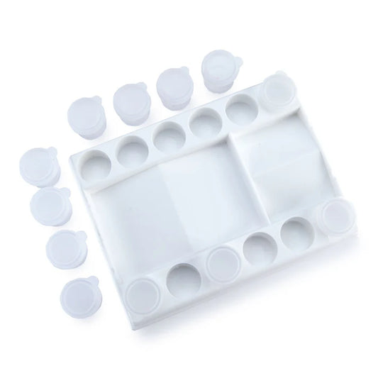 Litapalletta með boxum