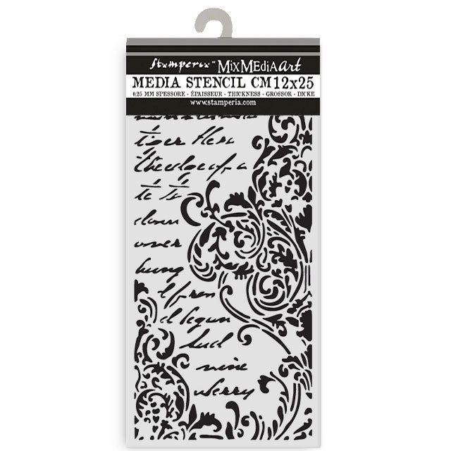 Stensill 12x25sm - Frieze With Lettering