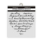 Stensill 12x12sm - Heart with Writing