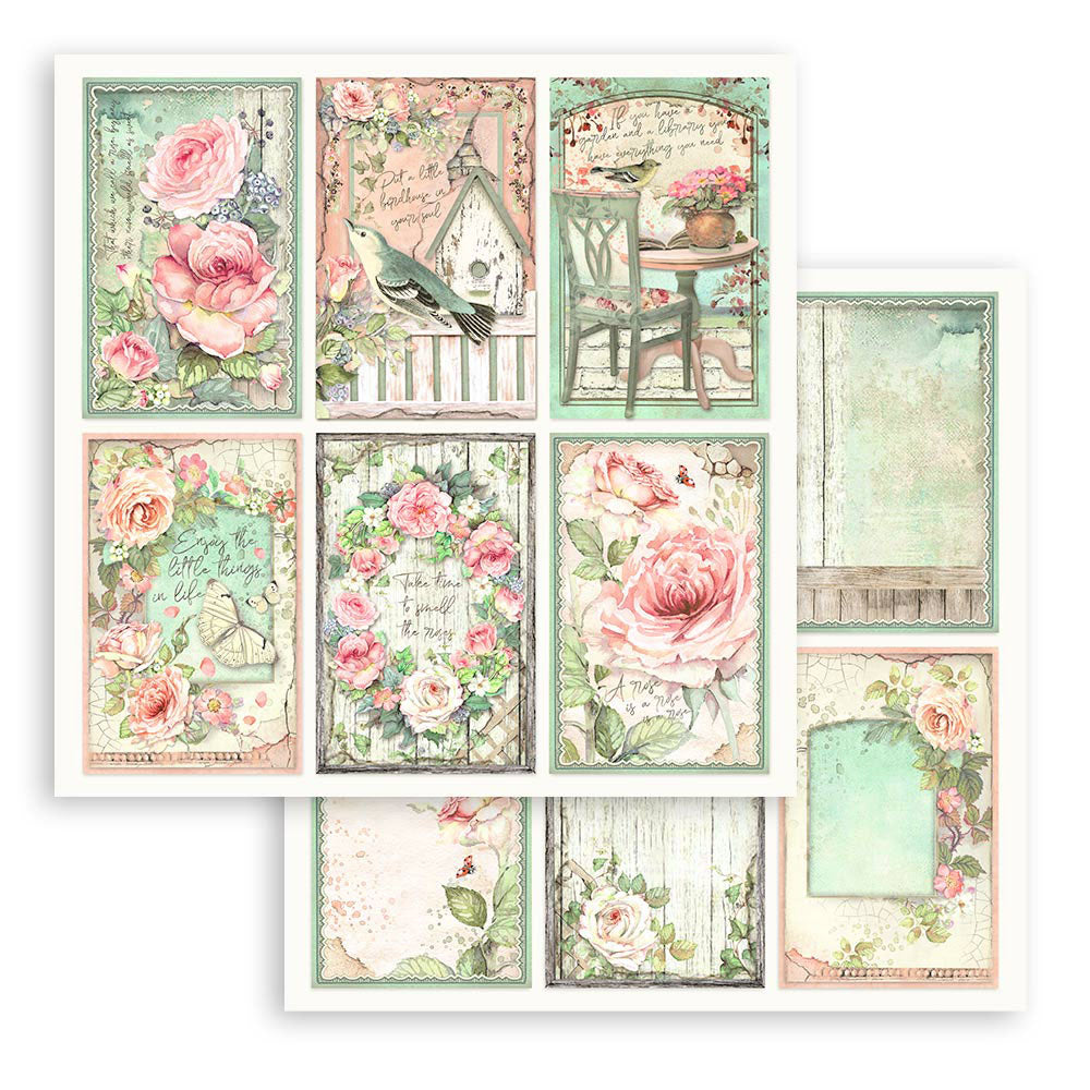 Pappír 8x8 - House of Roses