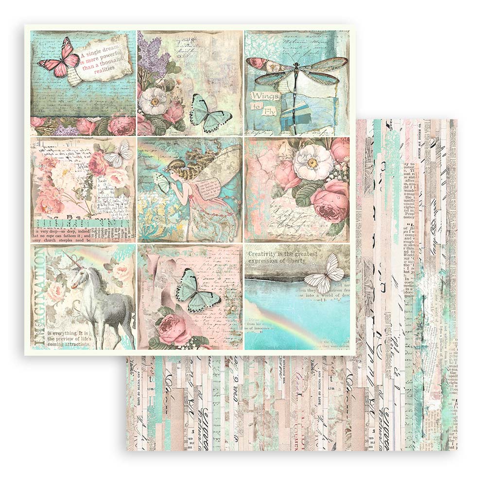 Pappír 8x8 - Wonderland