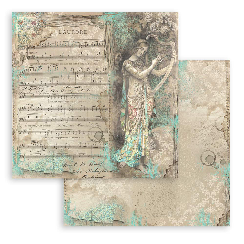 Pappír 8x8 - Music