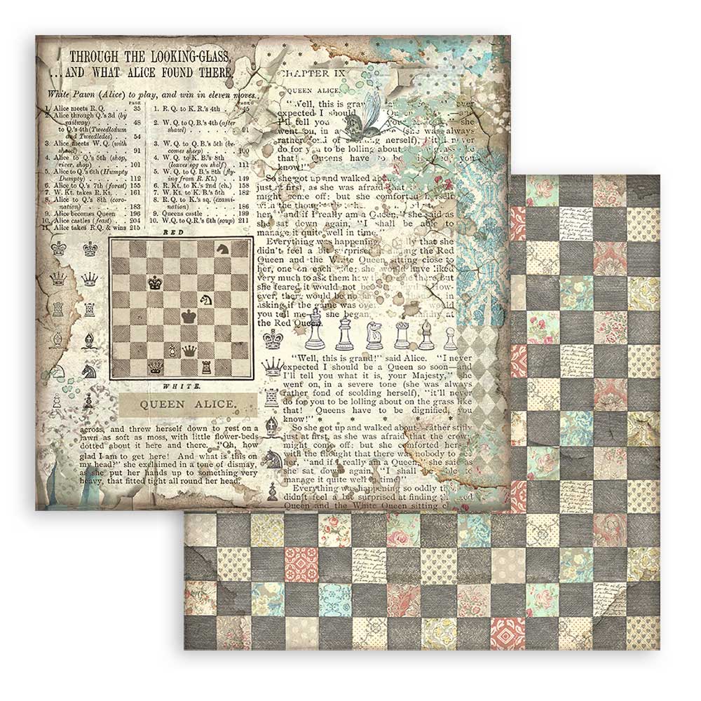 Pappír 8x8 - Alice Forever