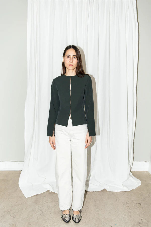 Puff and Pencil - Silhouette Blouse + Trumpet Sleeves
