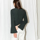 Puff and Pencil - Silhouette Blouse + Trumpet Sleeves