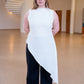 Puff and Pencil - Slash Dress x Cap Sleeve
