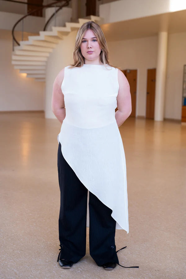 Puff and Pencil - Slash Dress x Cap Sleeve